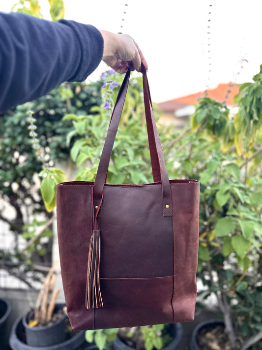 Chocolate Brown Shoulder Purse