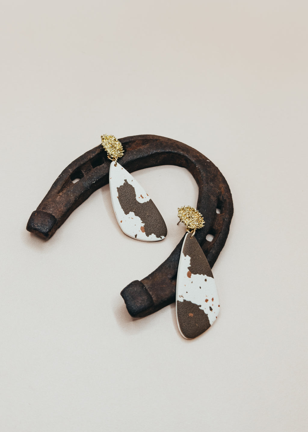 Golden Cowgirl Drop Earrings