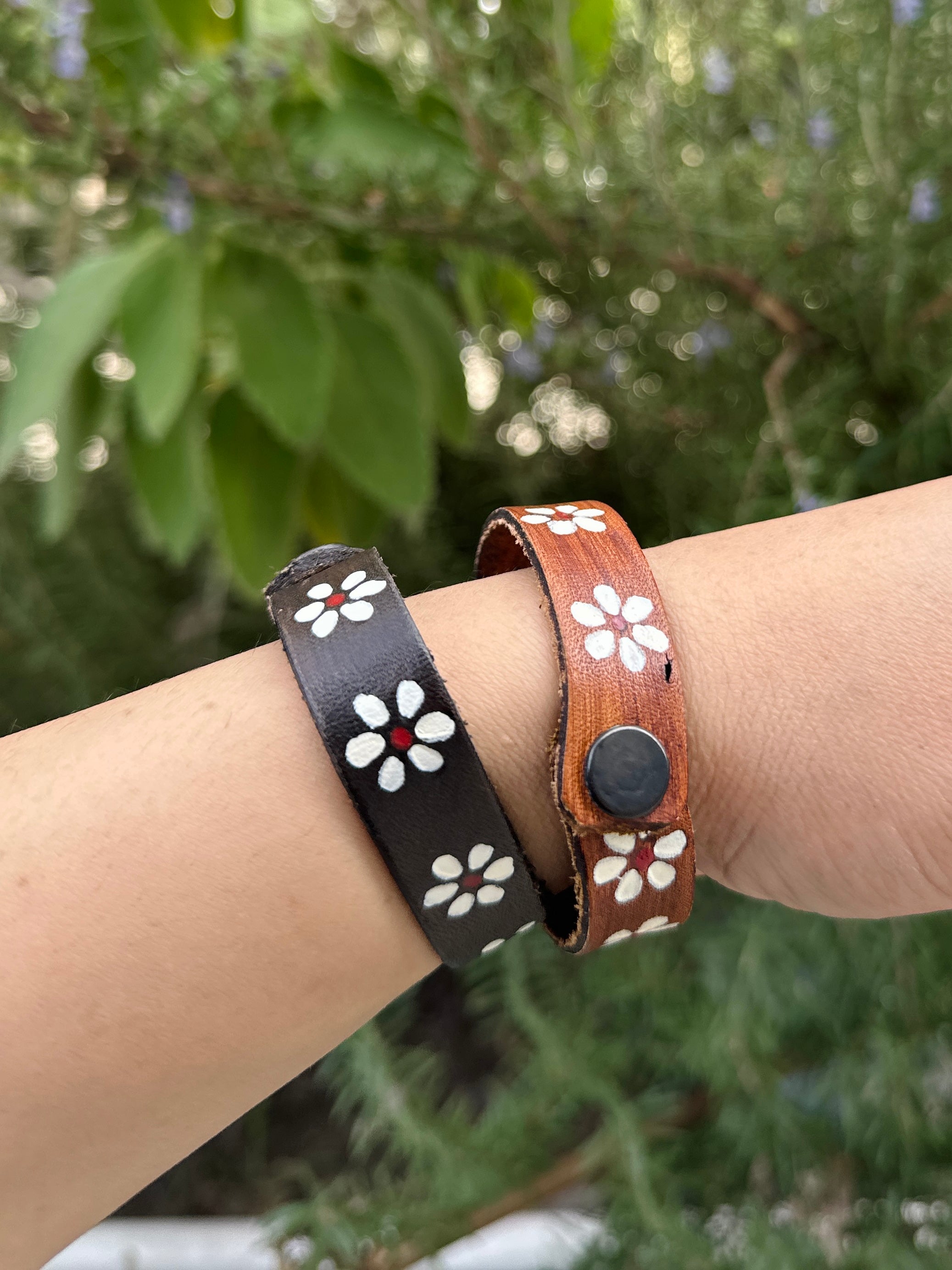 Flower bracelets