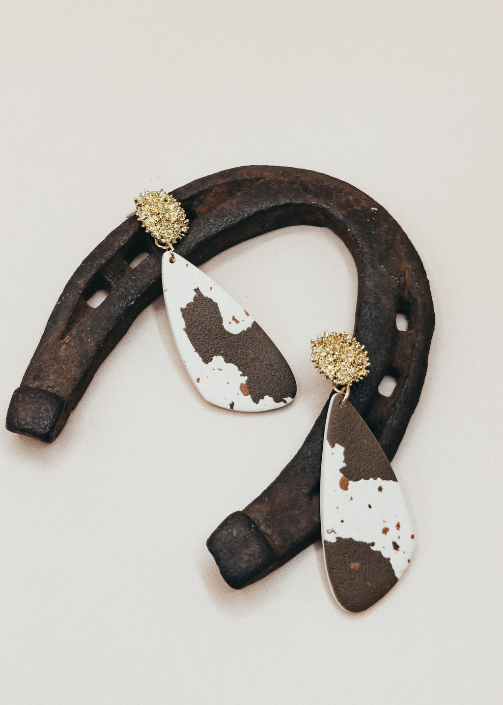 Golden Cowgirl Drop Earrings
