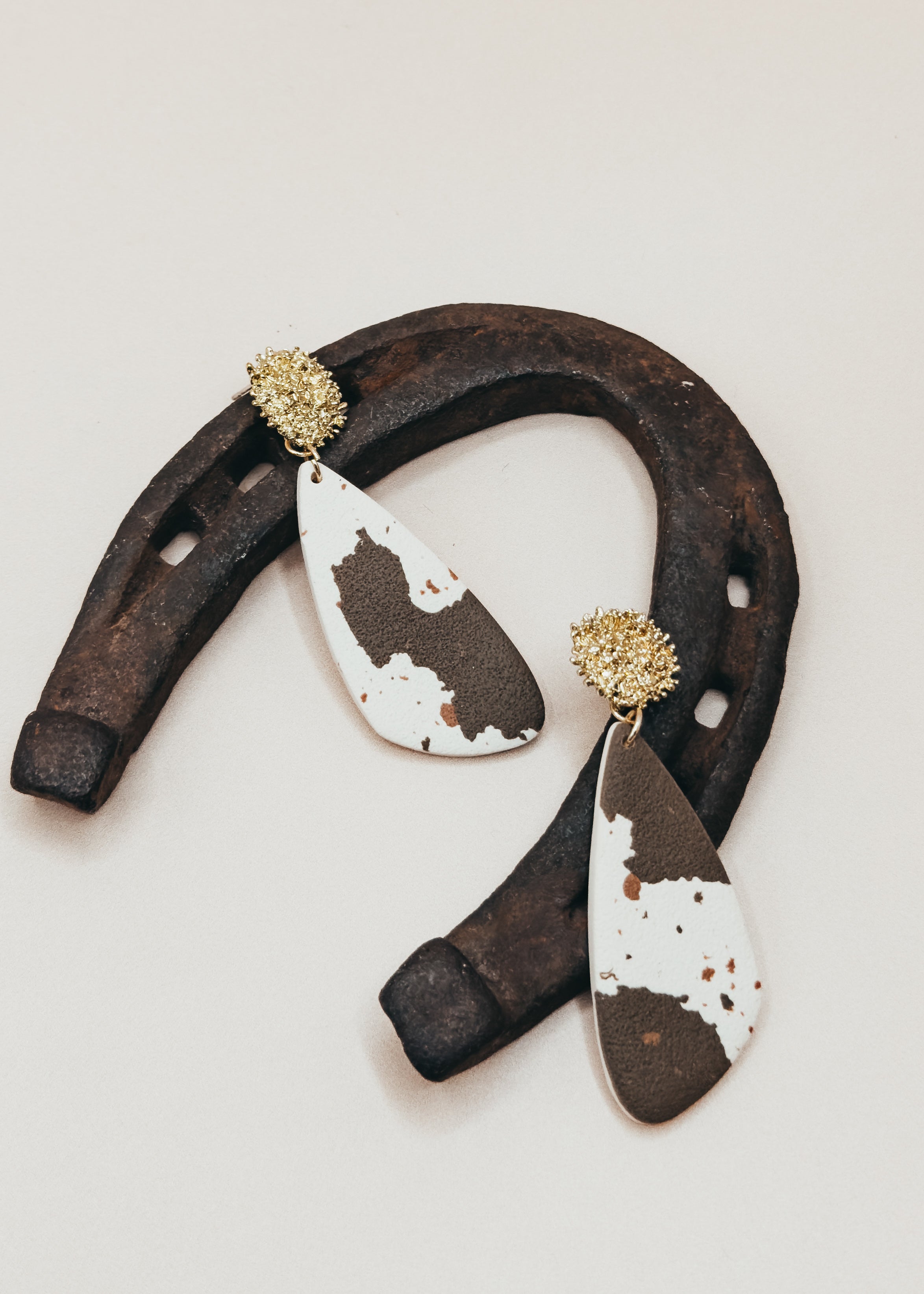 Golden Cowgirl Drop Earrings