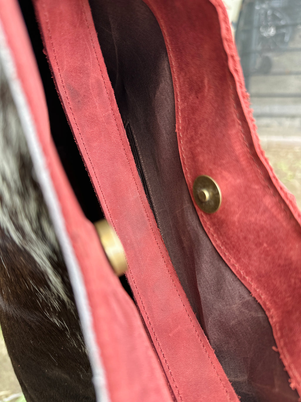 Montana Rose Cowhide Shoulder Bag