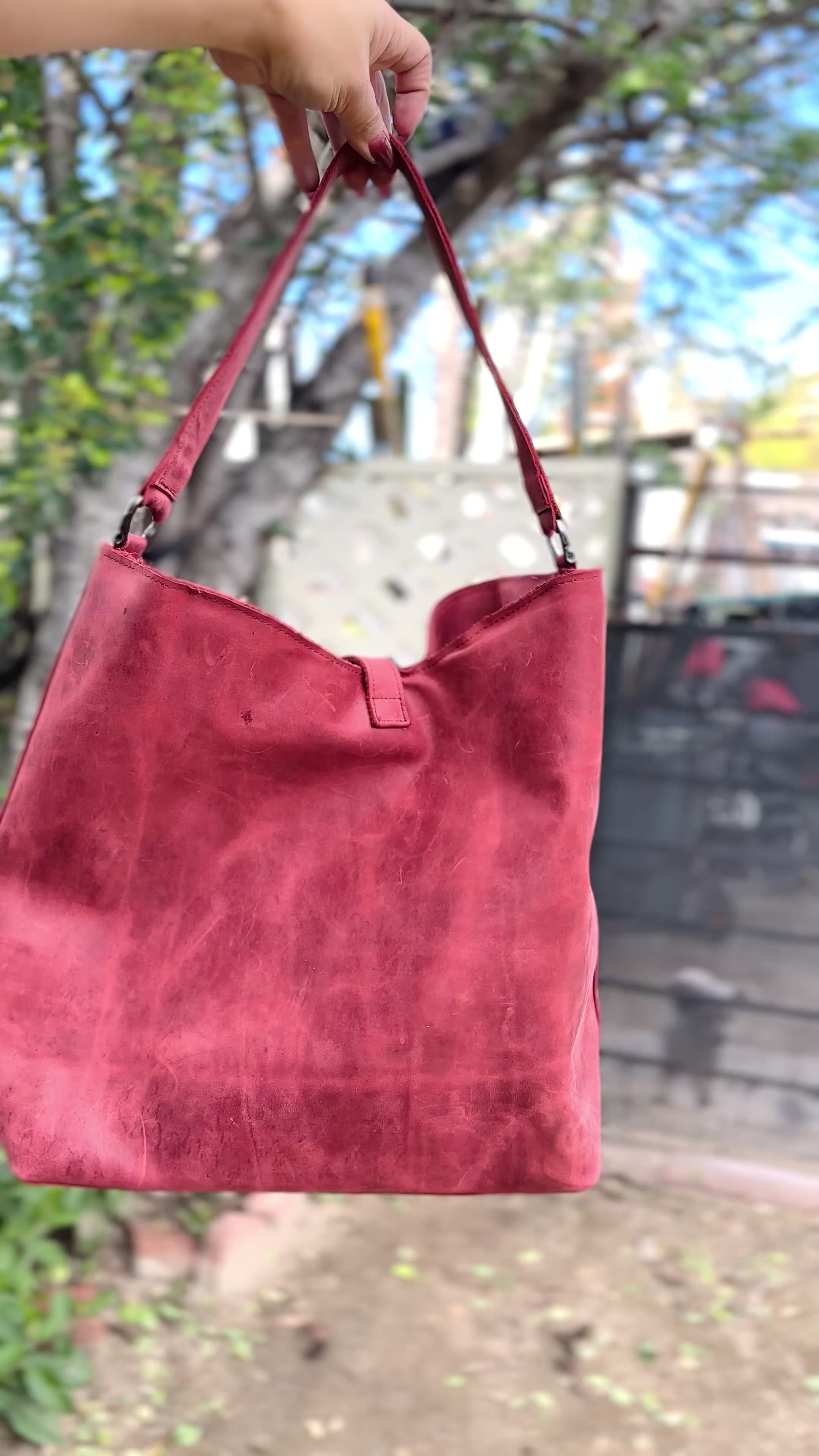 Montana Rose Cowhide Shoulder Bag